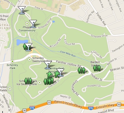 Frick Park Trail Map Pdf Running In Pittsburgh